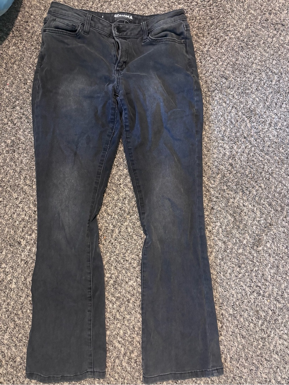 Sonoma Black Wide Leg Jeans